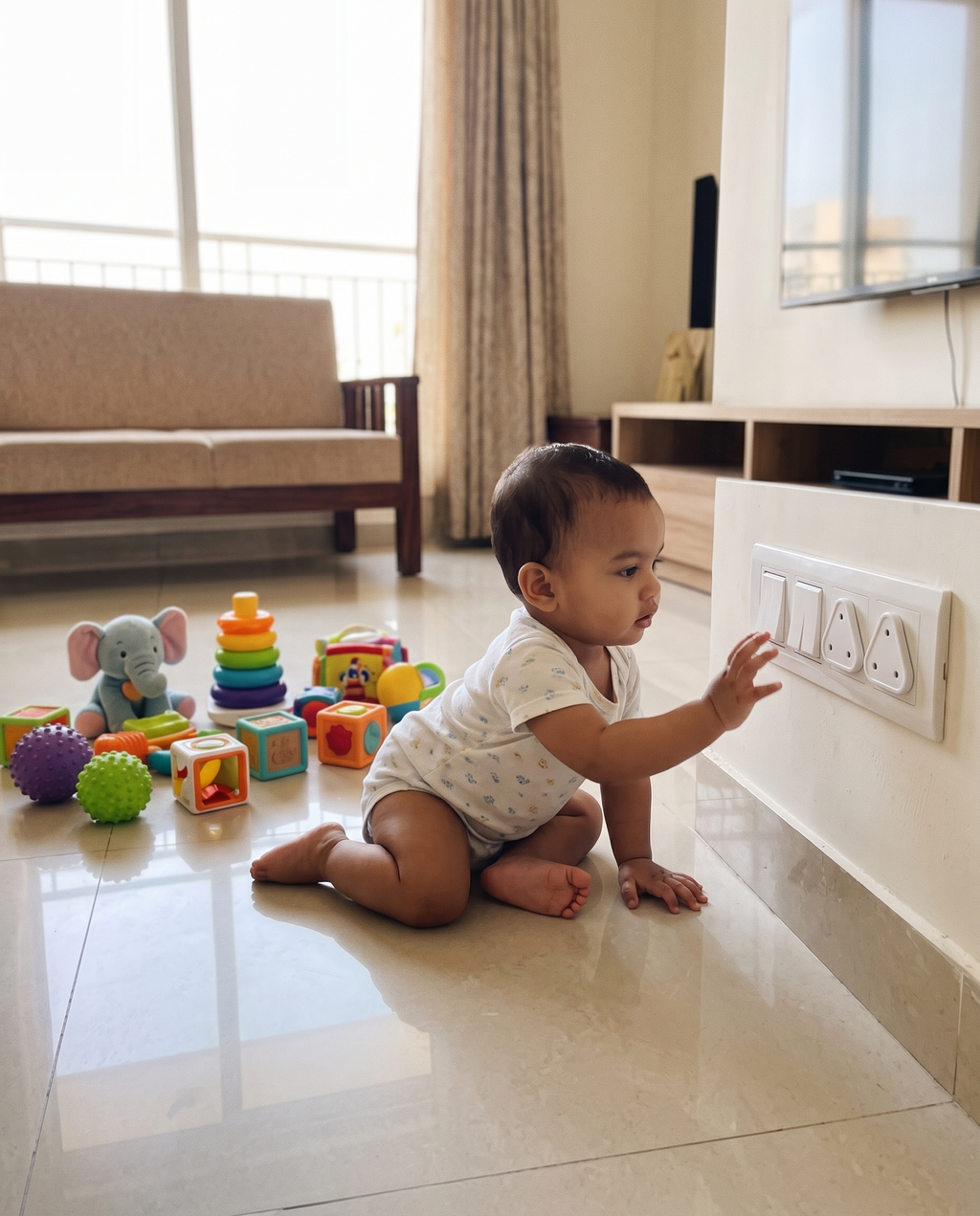 All-In-One Childproofing kit for 6 Danger Areas (Set up in 30 minutes)